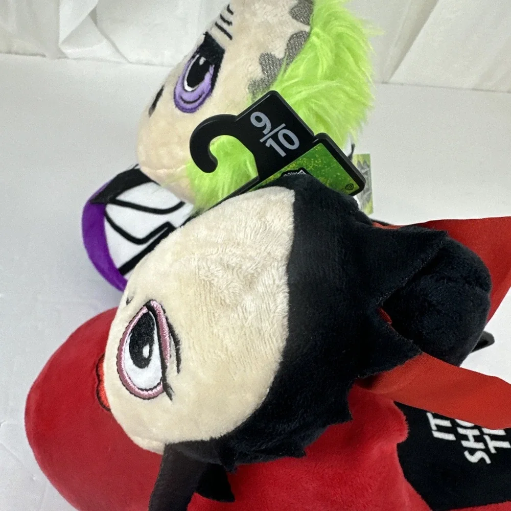Ground Up Beetle Juice Lydia Deetz Plush‎ Character Slippers Kids 9/10
